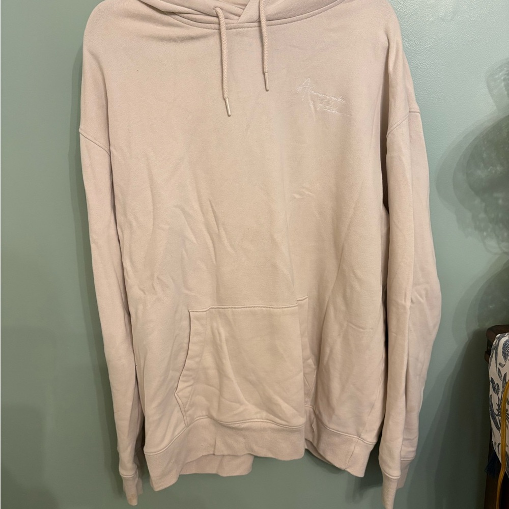 Abercrombie and Fitch Cream Hoodie